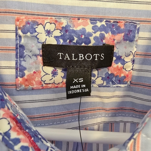 Talbots - Striped Button Down Shirt - Picture 14 of 16